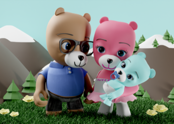 Cute Teddy Bear NFT Helps Children