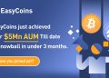 Cryptocurrency Platform EasyCoins Releases Snowball, a New Wealth Management Investment Product