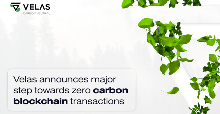 Velas’ Takes Critical Step in the Fight Against Climate Change With New Carbon Reduction Innovation