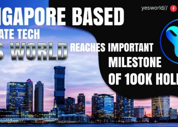 Leading Utility Token YES WORLD hits a milestone of 100k token holders, inches towards 2 million transactions count