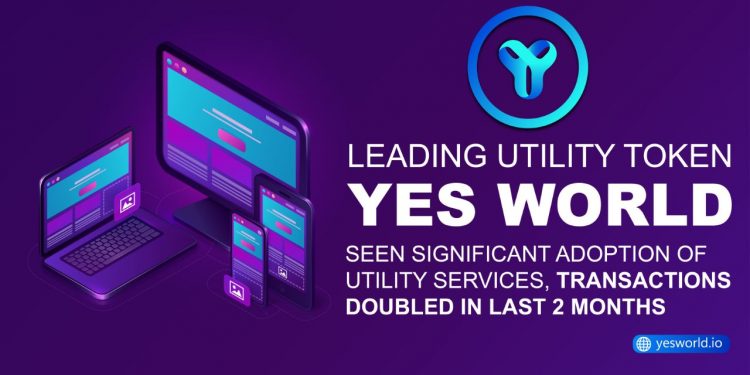 Leading Utility Token YES WORLD hits a significant milestone of 2 million token transactions count