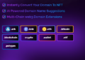 Dominator Domains, a Web3 innovative platform where users can register domains in 3 different blockchains and 10 different domain extensions