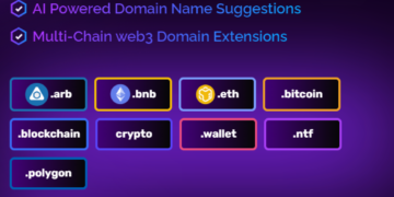 Dominator Domains, a Web3 innovative platform where users can register domains in 3 different blockchains and 10 different domain extensions