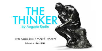 Exclusive ‘The Thinker’ NFTs To Release  In 3D and Augmented Reality on ElmonX