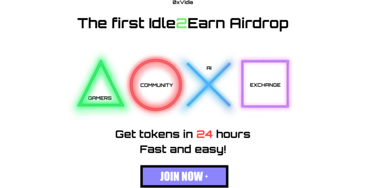 0xVidia Announces Easiest Airdrop: Earn 100 $0XVD Tokens in Minutes!