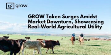 GROW Token Surges Amidst Market Downturn, Showcasing Real-World Agricultural Utility