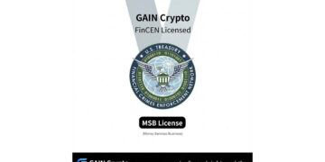 GAIN Crypto Secures U.S. FinCEN MSB Registration as Global User Base Surpasses One Million, Marking a New Phase for Compliant and Scalable Decentralized Futures Trading