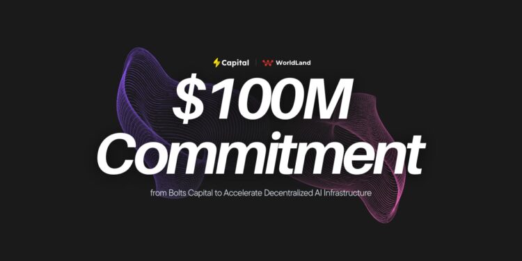 WorldLand Secures $100M Strategic Capital Commitment from Bolts Capital to Accelerate Decentralized AI Infrastructure