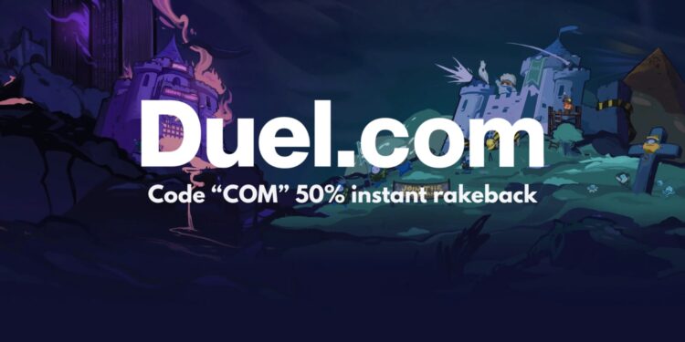 Duel.com Bonus Code “COM” 2026: 50% Instant Rakeback and 100% RTP Duel Originals