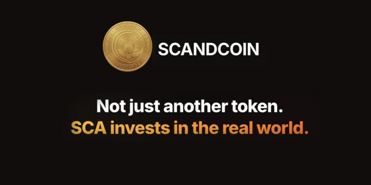 Scandcoin (SCA) Launches Pioneering Platform, Backing Crypto Assets with Real Scandinavian Startup Equity