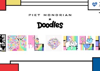 Piet Mondrian x Doodles: Five of Modern Art’s Most Iconic Masterworks Reimagined as Digital Collectibles and Physical Art Prints — For the First Time Ever